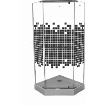Душевое ограждение CeruttiSPA ZP91  90х90х195 6785